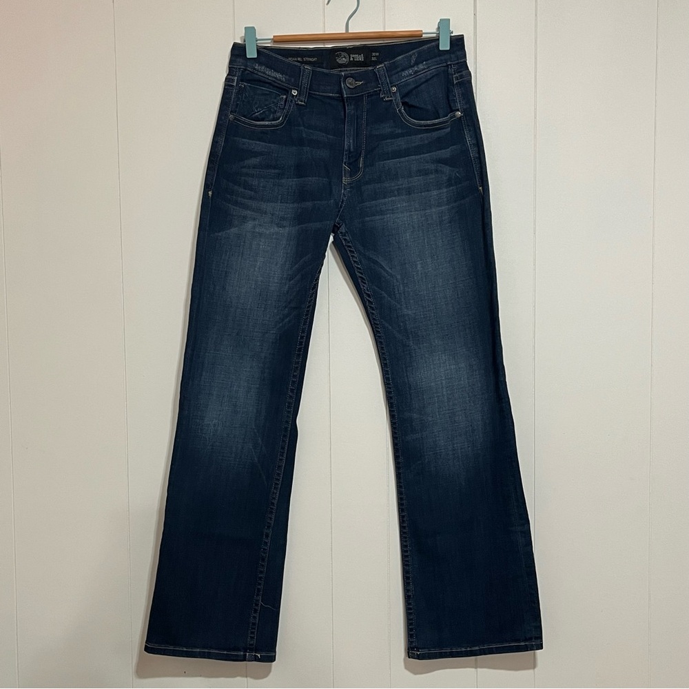 Seeded & Sewn‎ Noah Relaxed Straight Jeans Mens 30x32 Dark Wash Classic Fit